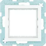 B.Kwadrat/B.3/B.7 Zestaw adaptacyjny do modułów systo 45x45 mm, biały, mat