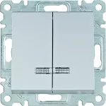 lumina Łącznik kontrolny seryjny/świecznikowy, srebrny