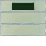 KNX system K.5 Przycisk 2-kr z reg. temp. i wyśw., stal szl