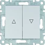 lumina Łącznik żaluzjowy bistabilny, srebrny