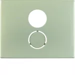 K.5 Płytka czołowa do gniazda głośnikowego, stal szl nierdz.