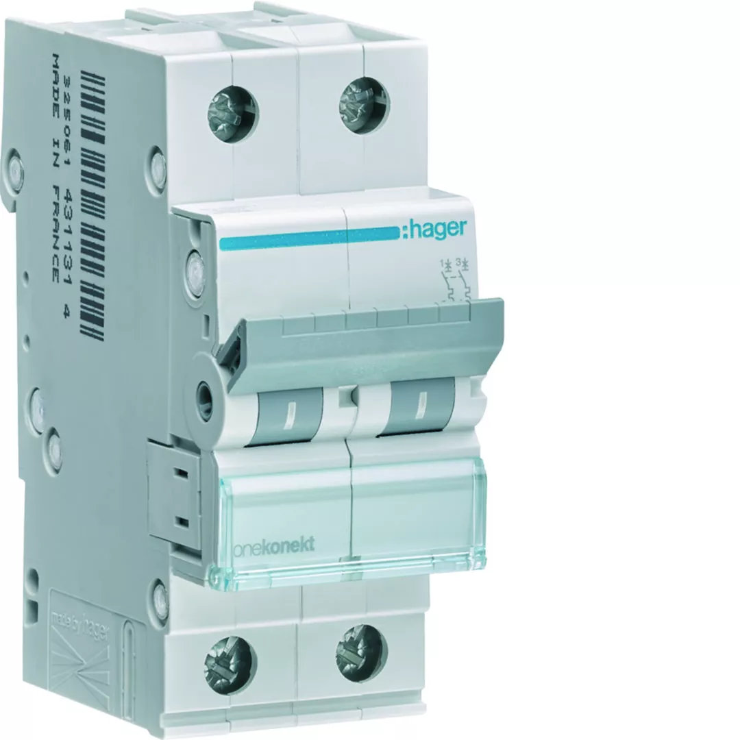 MCB Wyłącznik nadprądowy Icn=6000A 2P C 4A