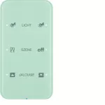 R.1 Sensor dotykowy 3-krotny konfigurowalny, szkło, biały