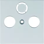 lumina Płytka czołowa RTV-SAT, srebrny