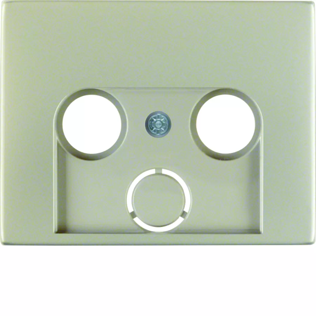 K.5 Płytka czołowa gn ant 2/3wyj, stal szl nierdz.