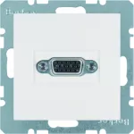 S.1/B.3/B.7 Gniazdo VGA biały