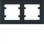 lumina intense Ramka 2-krotna pozioma, czarny