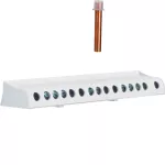 Blok rozdzielczy dodatkowy N 125A - 12 zacisków