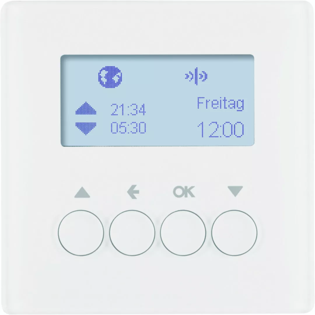 Q.x KNX RF quicklink Łącznik żaluzj. ster. żaluzj. mech. zas., biały, aks