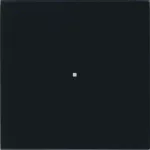 B.IQ Przycisk 1-krotny komfort, szkło czarne