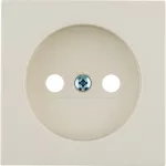 B.Kwadrat Płytka czołowa do gniazda bez uz., krem