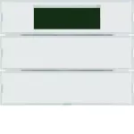 KNX system K.1 Przycisk 2-kr z reg. temp. i wyśw., do ram. biał. i krem.