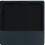 KNX e/s Q.x Element centr. do regulatora temperatury i pokoj., ant. aks., lak.