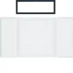 B.IQ Pole opisowe do przycisków B.IQ 1- 2- i 3-kr, przezroczyste