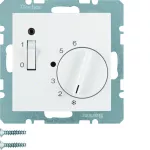 B.3/B.7 Reg. temp. pom. st. zw., el. centr., łącznikiem i diodą biały