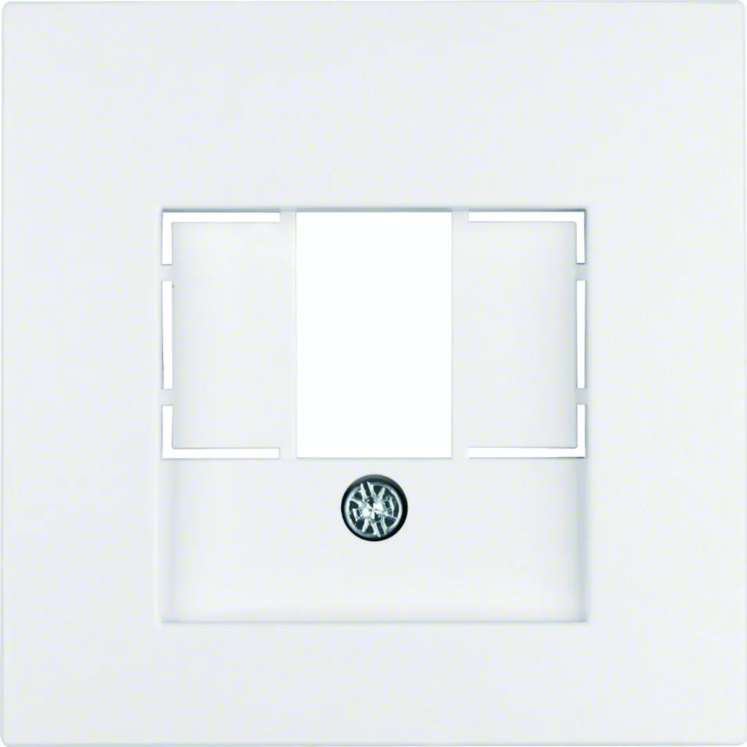 S.1/B.3/B.7 Płytka czołowa do gniazda głośn. i gniazda ład. USB, biały