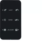 R.1 Sensor dotykowy 3-krotny konfigurowalny, szkło, czarny