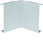 tehalit.BRS Pokrywa kąta wewnętrz. do kanałów z pokrywą 80mm, stal, jasnoszara