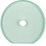 Glasserie Szklana płytka wierzchnia końcowa do łącznika obrotowego, jasny