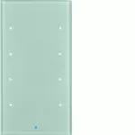 KNX TS Sensor dotykowy 4-krotny, szkło, alu