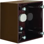 Integro Flow Puszka natynkowa 1-krotna wysoka, brąz