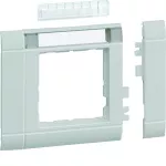 tehalit.WA Maskownica 80mm 1-kr 50x50mm pole opis. PC-ABS bezhalog. jasnoszary