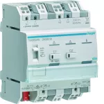 KNX e/s Ściemniacz uniwersalny 2-kan 2x300 W, wielofazowy, f. sumowania obc.