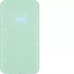 R.1 Sensor dotykowy 3-krotny z reg. temp., szkło, biały