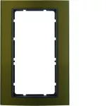 B.3 Ramka z dużym wycięciem alu, brąz/ant