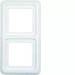 IP44 Ramka 2-krotna z uszczelką biały