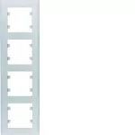 lumina intense Ramka 4-krotna pionowa, srebrny