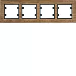 lumina passion Ramka 4-krotna pozioma, antyczny dąb