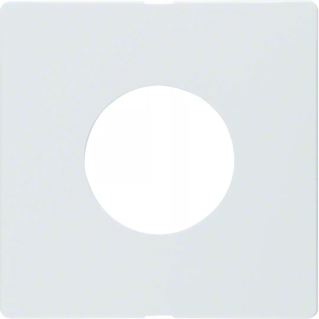 Q.1/Q.3 Płytka czołowa do łącznika i sygnalizatora świetlnego E10, biały