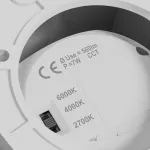 CHLOE COMPLETE NATYNKOWA 7W CCT 230V 45ST IP20 UGR<19 FI90X100MM BIAŁY OKRĄGŁA