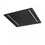 ALGINE LINE PANEL 44W NW 230V 70st IP20 IK06 600x600x40mm CZARNY UGR<16 5 lat gw. MESH