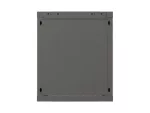SZAFA INSTALACYJNA RACK WISZĄCA 19" 12U 540X350 CZARNA DRZWI PRZESZKLONE LANBERG (FLAT PACK)