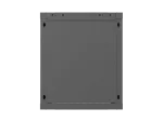 SZAFA INSTALACYJNA RACK WISZĄCA 19" 12U 540X350 CZARNA DRZWI PRZESZKLONE LANBERG (FLAT PACK)