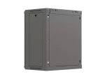SZAFA INSTALACYJNA RACK WISZĄCA 19" 12U 540X350 CZARNA DRZWI PRZESZKLONE LANBERG (FLAT PACK)