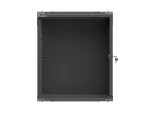 SZAFA INSTALACYJNA RACK WISZĄCA 19" 12U 540X350 CZARNA DRZWI PRZESZKLONE LANBERG (FLAT PACK)