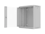 SZAFA INSTALACYJNA RACK WISZĄCA 19" 12U 540X350 SZARA DRZWI PRZESZKLONE LANBERG (FLAT PACK)