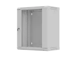 SZAFA INSTALACYJNA RACK WISZĄCA 19" 12U 540X350 SZARA DRZWI PRZESZKLONE LANBERG (FLAT PACK)
