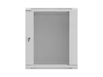 SZAFA INSTALACYJNA RACK WISZĄCA 19" 12U 540X350 SZARA DRZWI PRZESZKLONE LANBERG (FLAT PACK)