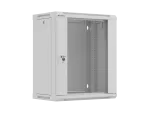 SZAFA INSTALACYJNA RACK WISZĄCA 19" 12U 540X350 SZARA DRZWI PRZESZKLONE LANBERG (FLAT PACK)