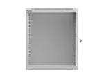 SZAFA INSTALACYJNA RACK WISZĄCA 19" 12U 540X350 SZARA DRZWI PRZESZKLONE LANBERG (FLAT PACK)