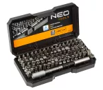 Końcówki wkrętakowe z uchwytem, zestaw 99 szt.