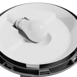 NYMPHEA OMNI BLACK E27 230V IP65 IK08 FI300X90MM CZARNY OKRĄGŁA