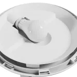 NYMPHEA OMNI WHITE SENSE E27 230V IP65 IK08 FI300X90MM BIAŁY OKRĄGŁA CZUJNIK RUCHU