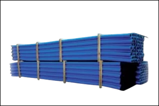 Rura karbowana dwuwarstwowa w odcinkach, wzmocniona RODOH 232/200-6mb-nieb. 750N (11szt/paleta)