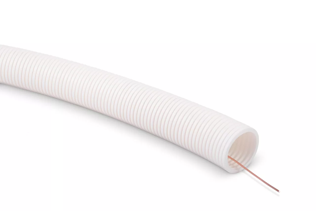 Rura elektroinstalacyjna karbowana bezhalogenowa 320N z pilotem RKLSHFP 20/16-50mb