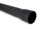 Rura osłonowa sztywna z kielichiem ROS-M (RHDPE) 110/5,5 - czarna -6 m (50szt/paleta)